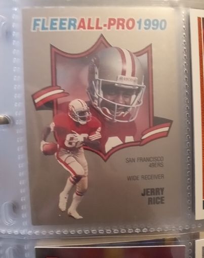 1990 Fleer All-Pro #2 Jerry Rice — front