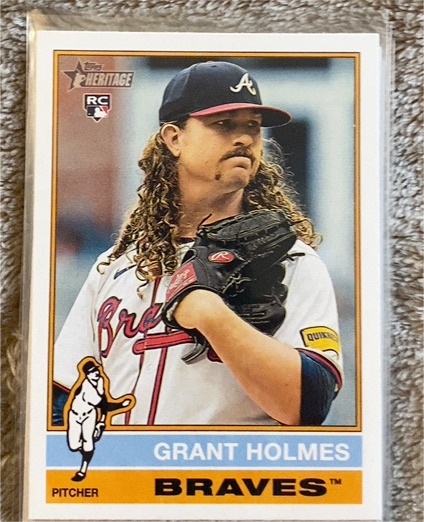 2025 Topps Heritage #22 Grant Holmes — front