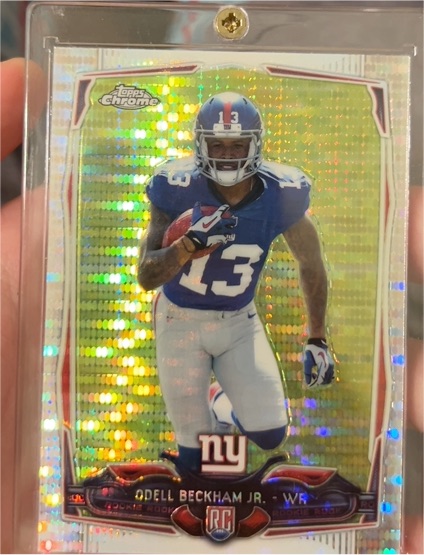 2014 Topps Chrome #117 Odell Beckham Jr. — front