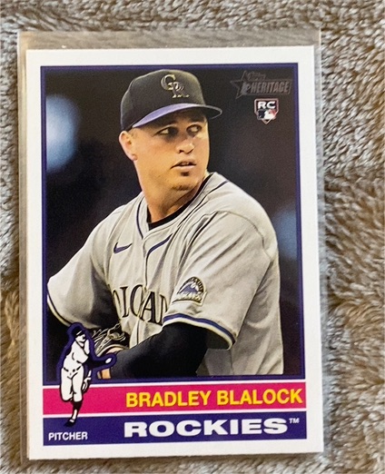 2025 Topps Heritage #351 Bradley Blalock — front