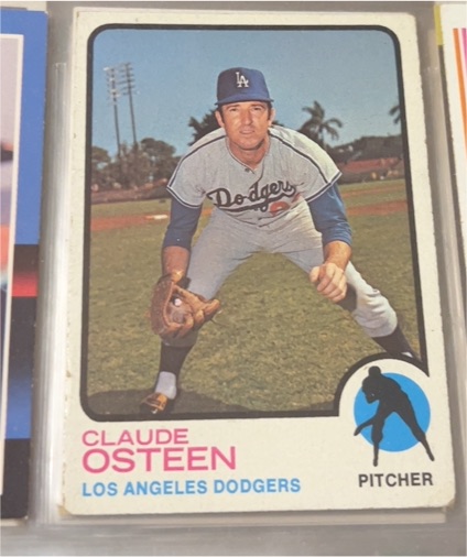 1973 Topps #490 Claude Osteen — front