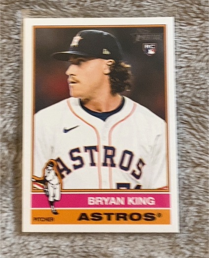 2025 Topps Heritage #208 Bryan King — front