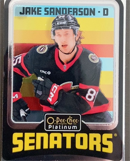 2024-25 O-Pee-Chee Platinum Retro #R55 Jake Sanderson — front