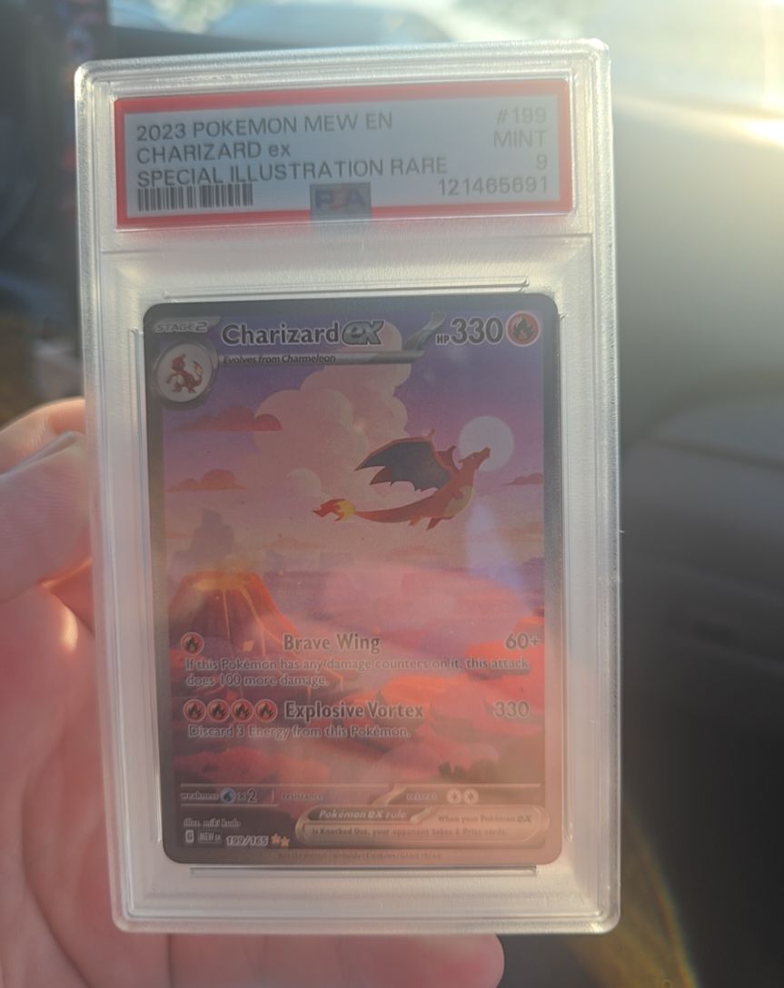 2023 Pokemon Mew EN Charizard ex #199 Special Illustration Rare — front