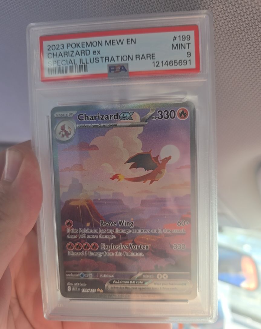 2023 Pokémon Mew EN Charizard ex #199 Special Illustration Rare — front