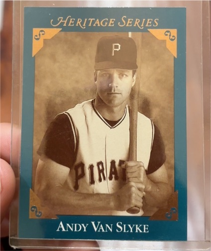 1992 Leaf Studio Heritage Series #BC-10 Andy Van Slyke — front