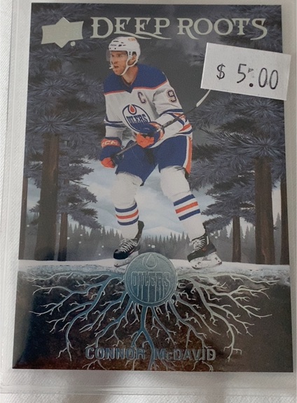 2023-24 Upper Deck Series 2 #DR-45 Connor McDavid Deep Roots — front