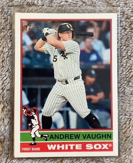 2025 Topps Heritage #413 Andrew Vaughn — front
