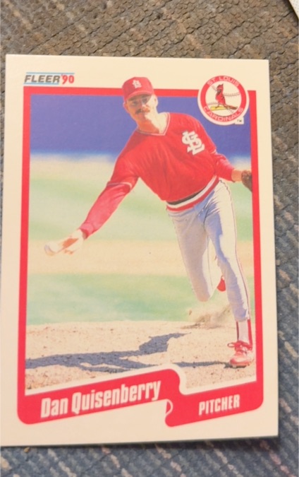 1990 Fleer #259 Dan Quisenberry — front