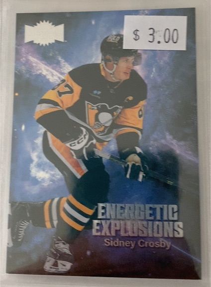 2023-24 Upper Deck Skybox Metal Universe Energetic Explosions #EE-13 Sidney Crosby — front