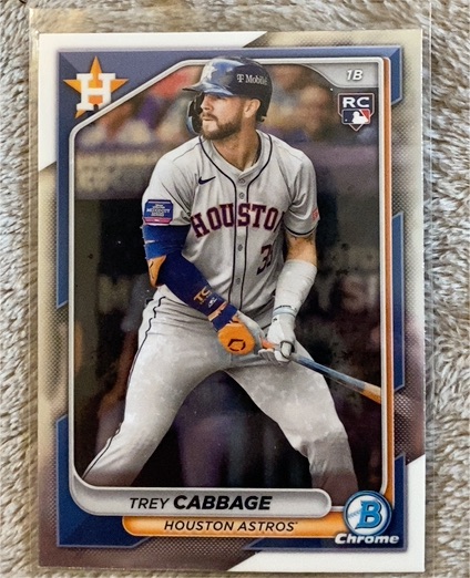 2024 Bowman Chrome #100 Trey Cabbage — front