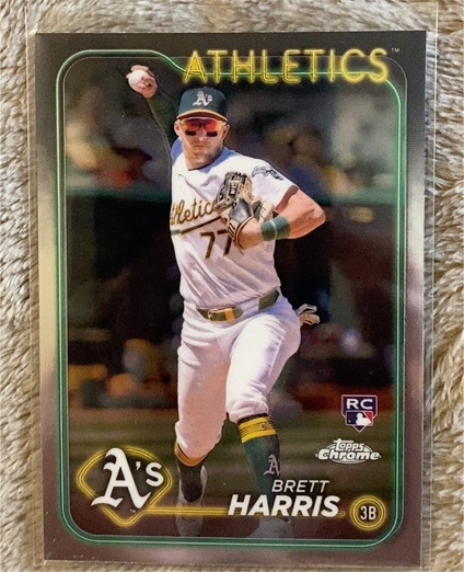 2024 Topps Chrome Update #USC183 Brett Harris — front
