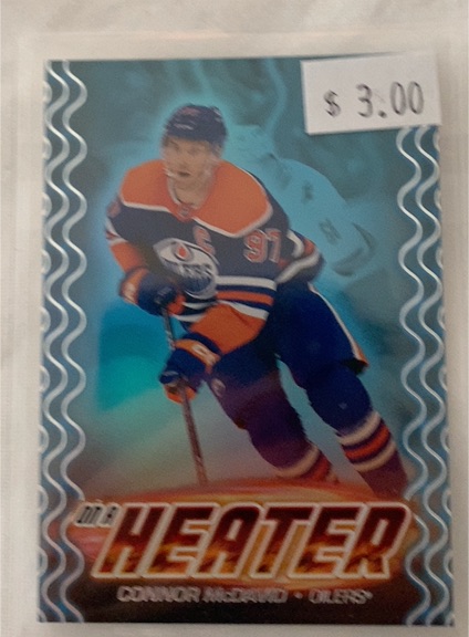 2024-25 Upper Deck On a Heater #OH-12 Connor McDavid — front