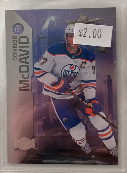 2023-24 SkyBox Metal Universe #101 Connor McDavid — front