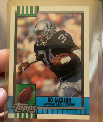 1990 Topps #285 Bo Jackson — front