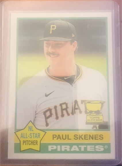 2025 Topps Heritage #60 Paul Skenes — front