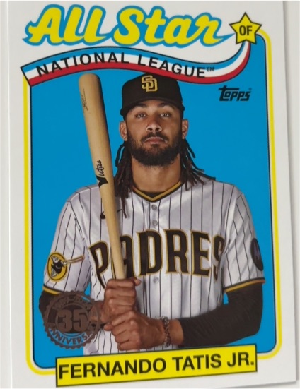 2024 Topps #89ASB-27 Fernando Tatis Jr. 1989 Topps Baseball 35th Anniversary — front