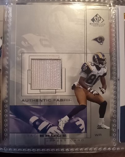 2001 Upper Deck SP Game Used Edition #IB Isaac Bruce — front