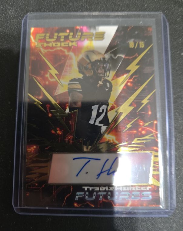 2024 Leaf Futures Future Shock #12 Travis Hunter — front