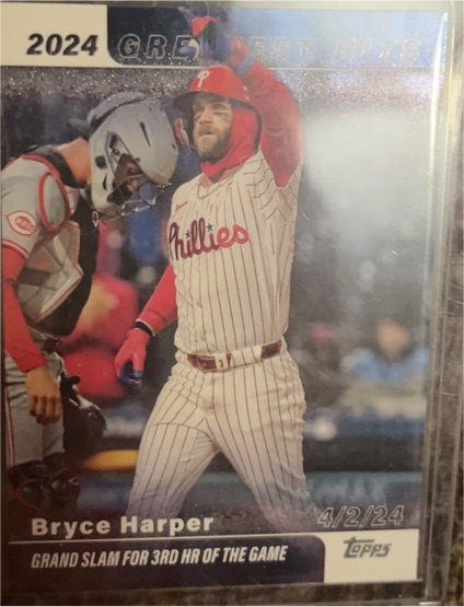 2025 Topps #GH-3 Bryce Harper 2024's Greatest Hits — front