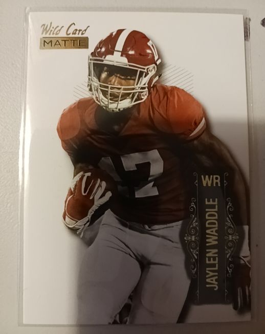2021 Wild Card Matte #LBC-8 Jaylen Waddle — front