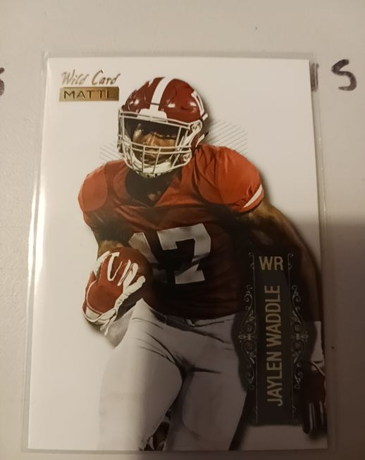 2021 Wild Card Matte Jaylen Waddle — front