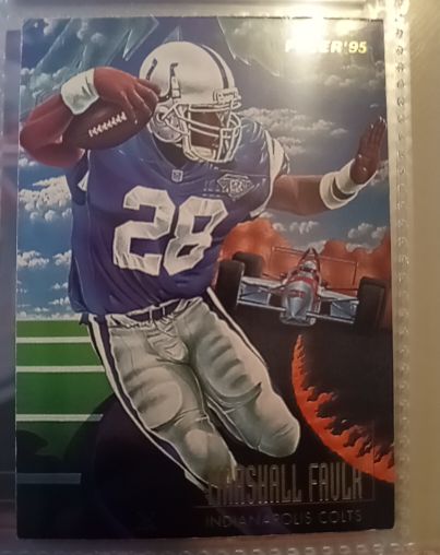 1995 Fleer Pro-Visions #5 Marshall Faulk — front