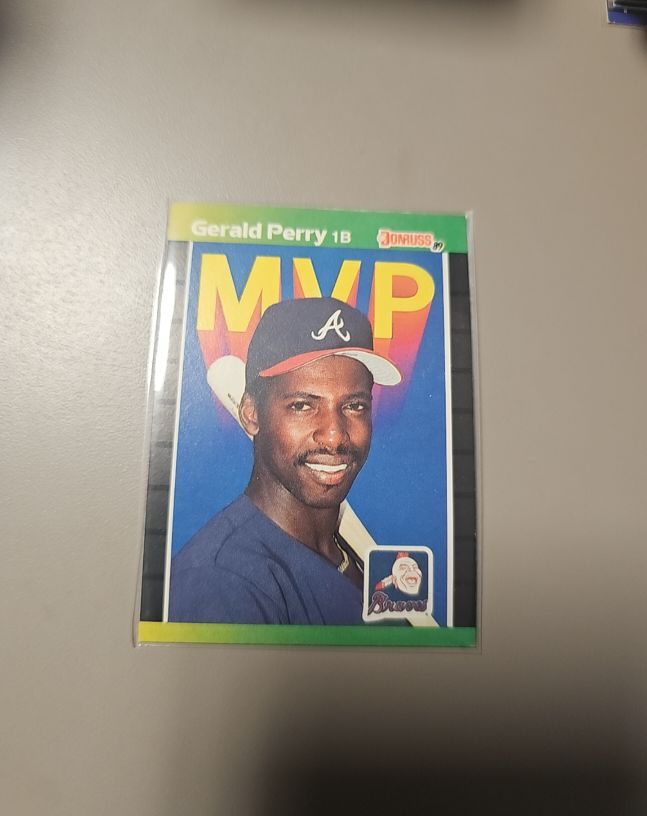 1989 Donruss MVP #BC-24 Gerald Perry — front