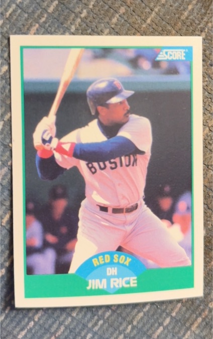 1989 Score #85 Jim Rice — front