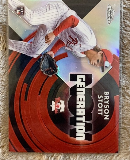 2022 Topps Chrome Update #GNC-19 Bryson Stott Generation Now — front