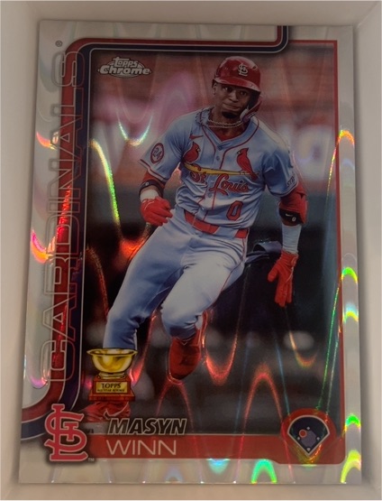 2025 Topps Chrome #244 Masyn Winn — front