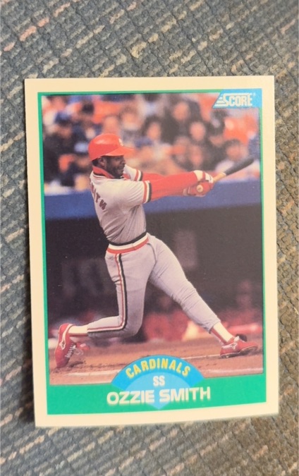 1989 Score #80 Ozzie Smith — front