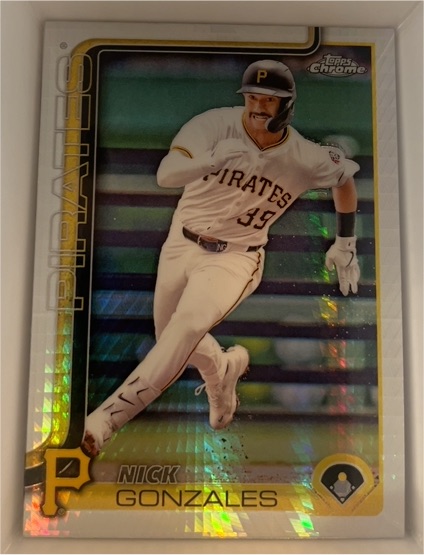 2025 Topps Chrome #222 Nick Gonzales — front