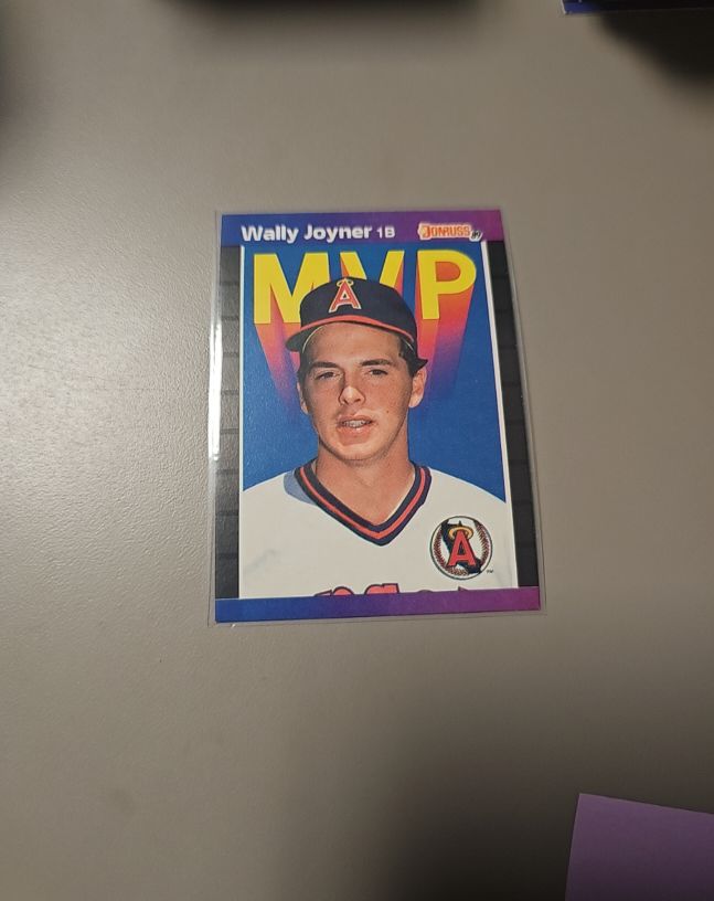 1989 Donruss #BC-21 Wally Joyner MVP — front
