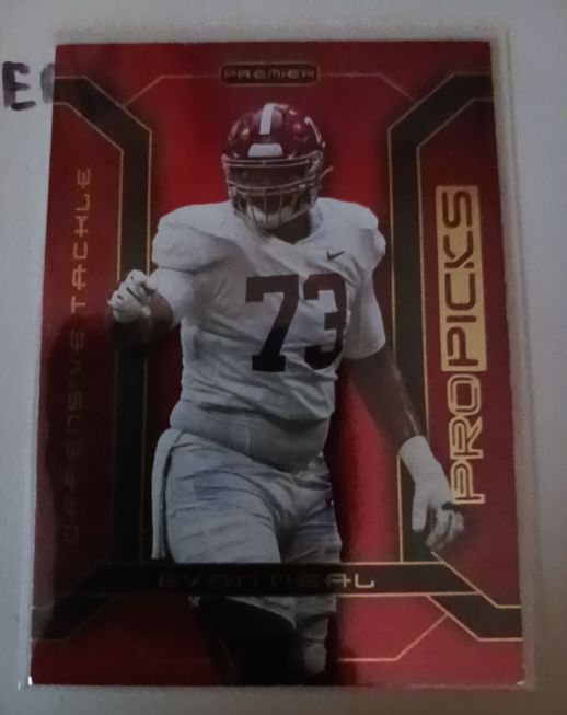 2022 Panini Pro Picks Premier #PP-7 Evan Neal — front