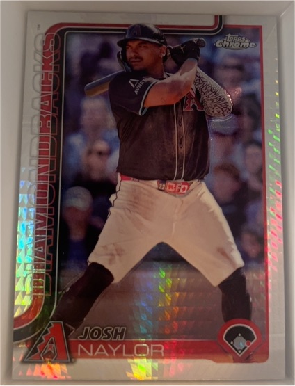 2025 Topps Chrome #15 Josh Naylor — front