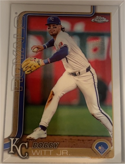 2025 Topps Chrome #93 Bobby Witt Jr. — front