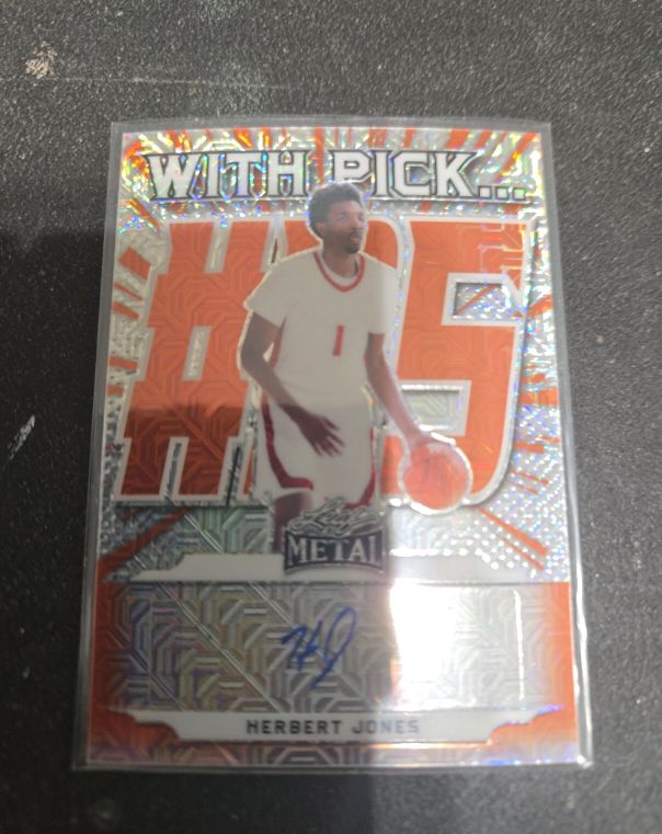 2021-22 Leaf Metal With Pick #35 Herbert Jones — front