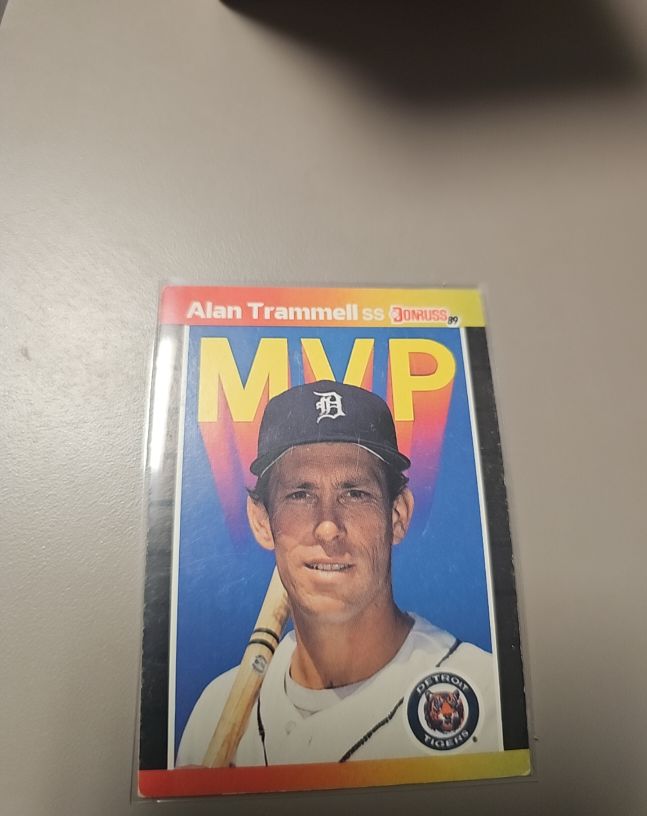 1989 Donruss MVP #BC-17 Alan Trammell — front