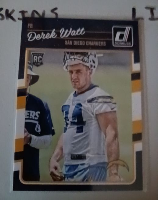 2016 Donruss #314 Derek Watt Rookie RC — front