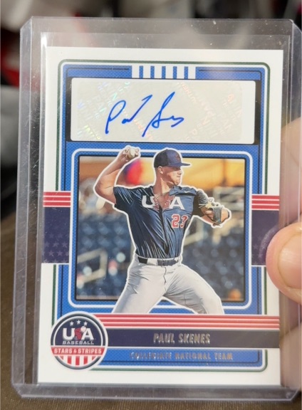 2023 Panini USA Baseball Stars & Stripes #CNTS-PS Paul Skenes — front