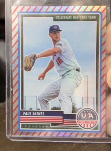 2023 Panini USA Baseball Stars & Stripes #80 Paul Skenes — front