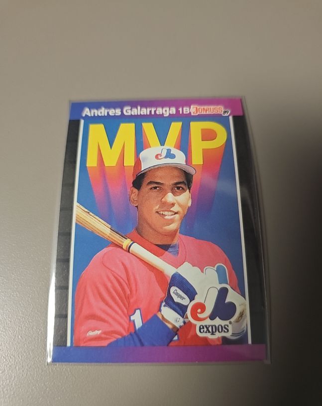 1989 Donruss MVP #BC-16 Andres Galarraga — front