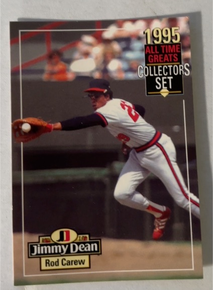 1995 Jimmy Dean All-Time Greats #NNO Rod Carew — front