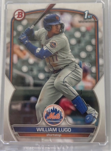 2023 Bowman Prospects #BP-141 William Lugo — front