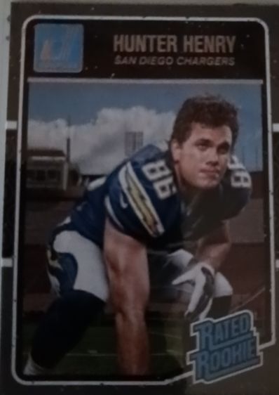 2016 Donruss #369 Hunter Henry Rated Rookie — front