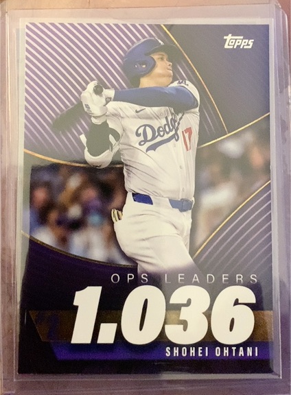 2025 Topps Series 2 #OPS-2 Shohei Ohtani OPS Leaders — front