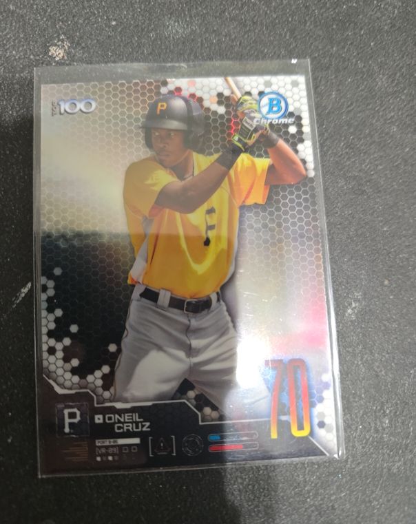 2019 Bowman Chrome Scouts Top 100 #BTP-70 Oneil Cruz — front