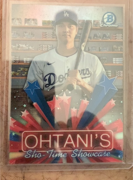 2025 Bowman Chrome #HS-4 Shohei Ohtani Ohtani's Sho-Time Showcase — front