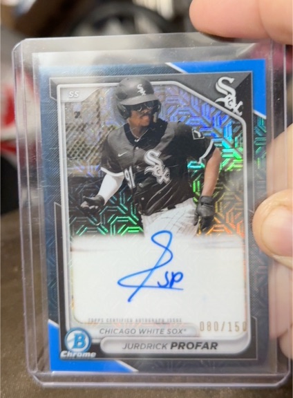 2024 Bowman Chrome #080 Jurdrick Profar — front